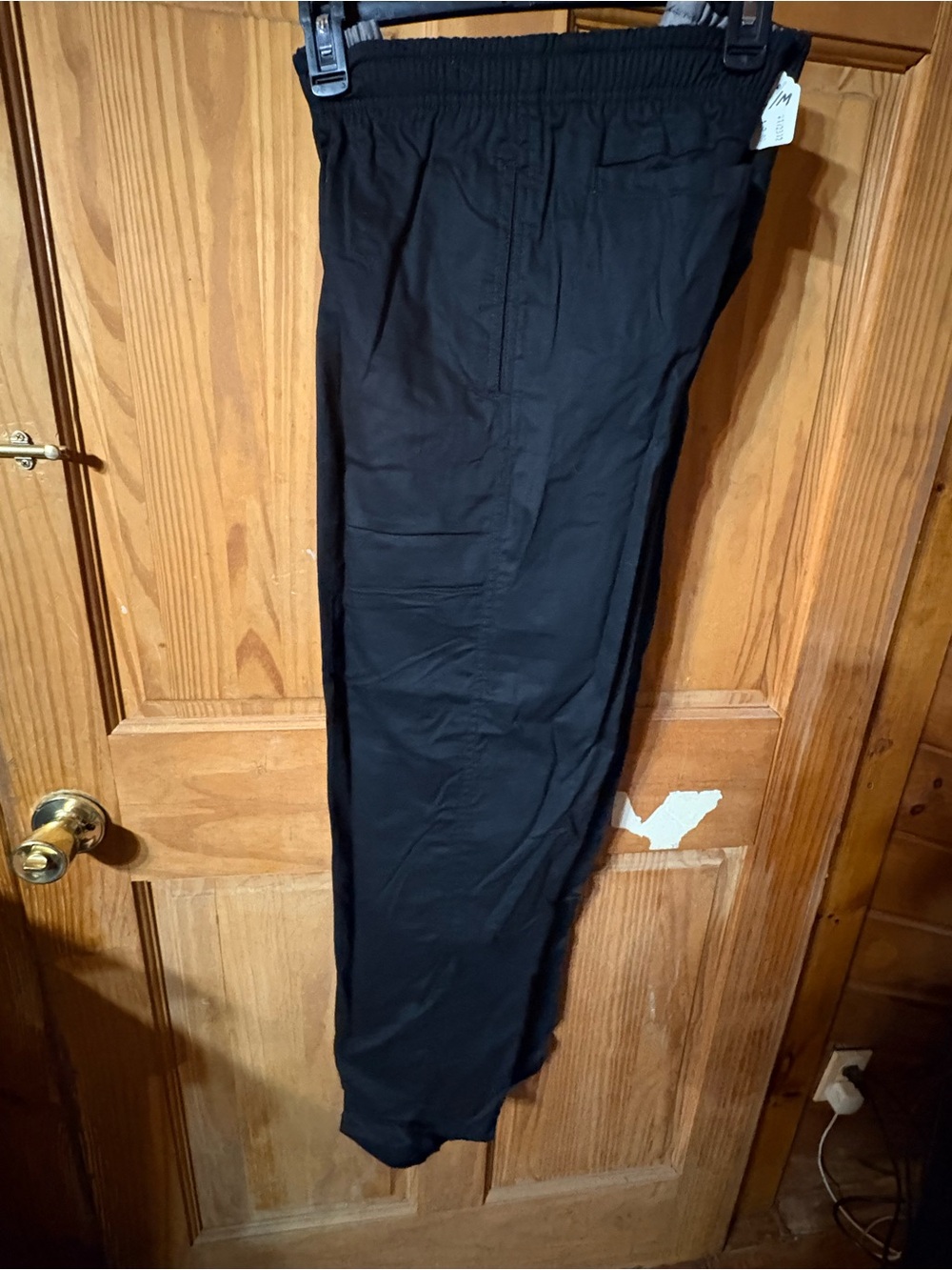 Haband Men's Black Elastic Waist Jogger-style Sweatpants